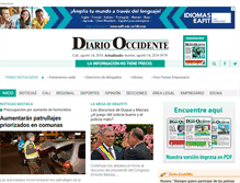 Tablet Screenshot of occidente.co
